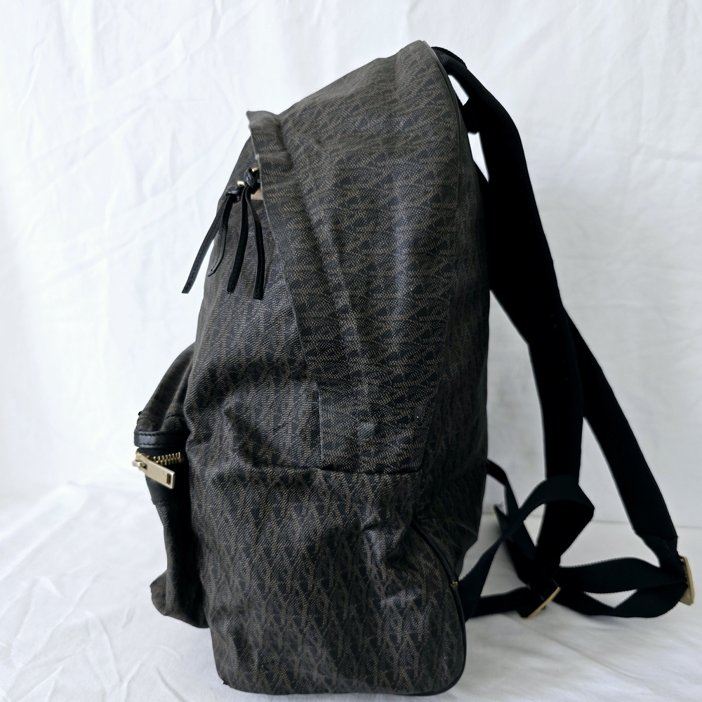Black Patterned Men's Backpack - image 7